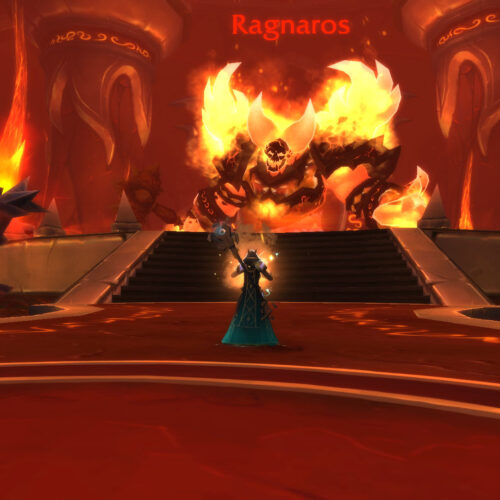 WoW Ragnaros - requires excellent positioning to avoid his wrath
